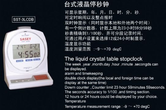 點擊查看詳細信息<br>標題：SST-3LCDB臺式液晶停秒鐘 閱讀次數：1689